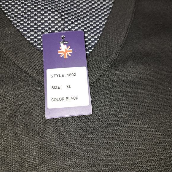 Billy London UK Black Soft Long Sleeve Ultra-soft Sweater V-Neck Size XL - Picture 6 of 9